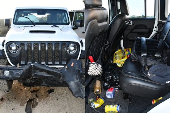 Oceanside Police Arrest Three After High-Speed Chase and Crash Involving Stolen Vehicle and Firearms
