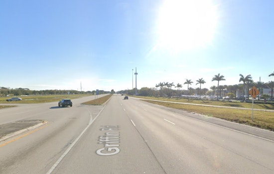 One Dead in Fiery Two-Vehicle Collision on Griffin Road in Davie, Road Closures Affect Traffic Near I-75