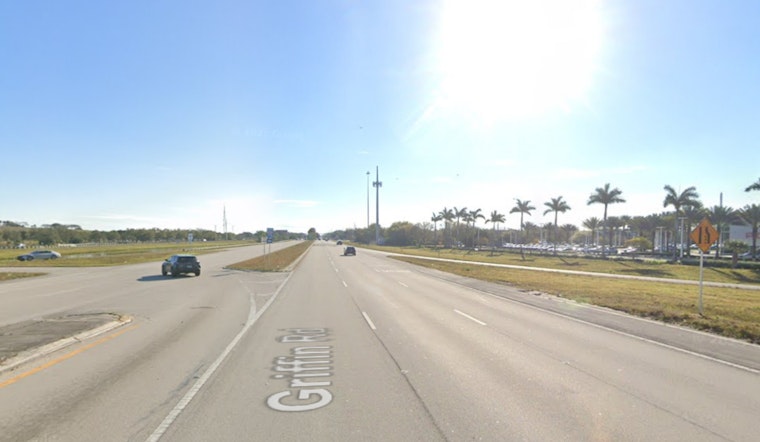 One Dead in Fiery Two-Vehicle Collision on Griffin Road in Davie, Road Closures Affect Traffic Near I-75