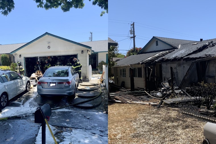 Outdoor Cooking Mishap Triggers House Fire in San José, Three Displaced