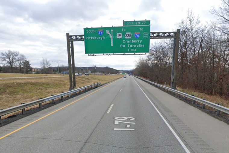 Overturned Tractor-Trailer Snarls Traffic at Key Cranberry Township Junction Near Pennsylvania Turnpike and Interstate 79