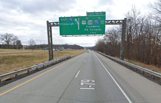 Overturned Tractor-Trailer Snarls Traffic at Key Cranberry Township Junction Near Pennsylvania Turnpike and Interstate 79