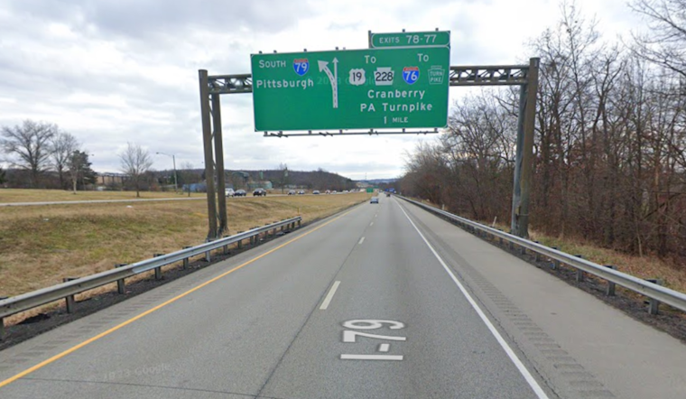 Overturned Tractor-Trailer Snarls Traffic at Key Cranberry Township Junction Near Pennsylvania Turnpike and Interstate 79