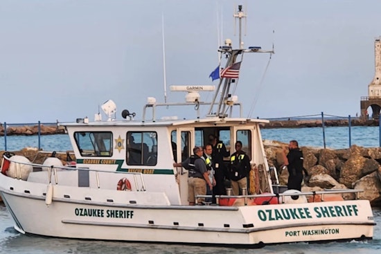 Ozaukee County Rescue Boat Sports New Decals and Paint Job Thanks to Grafton and Port Washington Businesses