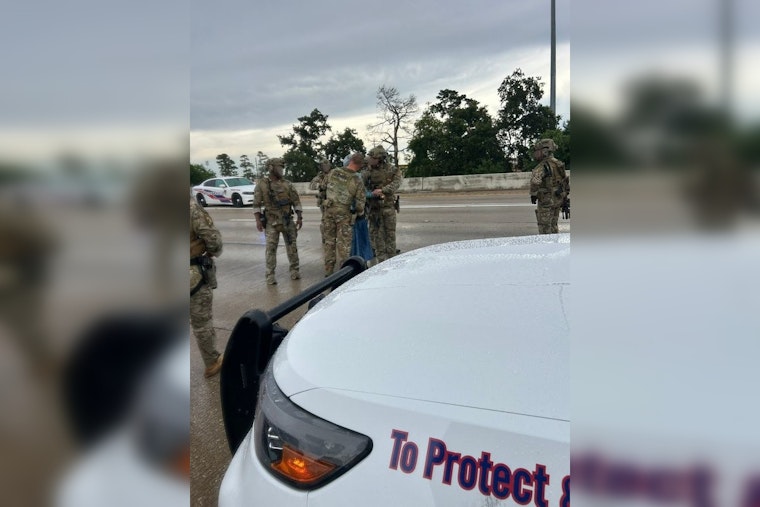 Peaceful End to North Freeway Standoff as Armed Woman Surrenders to Authorities near Cypresswood Drive