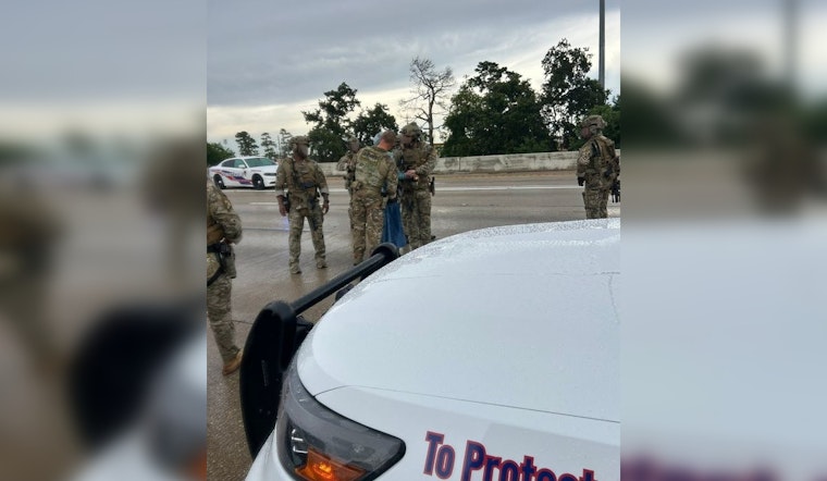 Peaceful End to North Freeway Standoff as Armed Woman Surrenders to Authorities near Cypresswood Drive