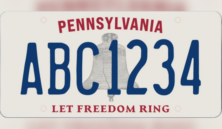 Pennsylvania Unveils New Liberty Bell License Plates for America's Semiquicentennial