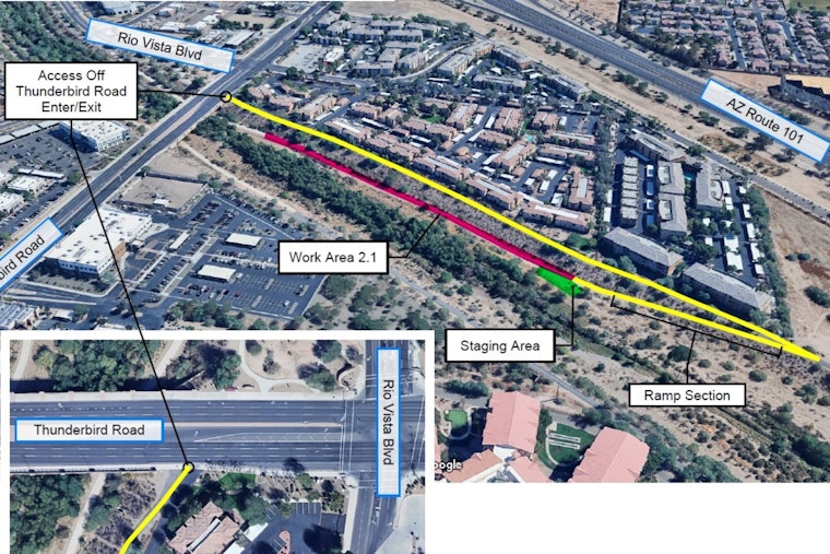Peoria's New River Trail Section Closed for Erosion Repairs Until June 30