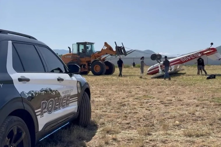 Pilot Walks Away with Minor Injuries After Plane Overturns During Landing at Heber City Airport