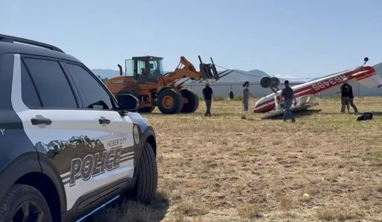 Pilot Walks Away with Minor Injuries After Plane Overturns During Landing at Heber City Airport