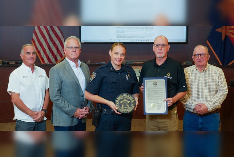 Pinal County Honors Fallen Apache Junction Officer Gabriel Facio with Proclamation