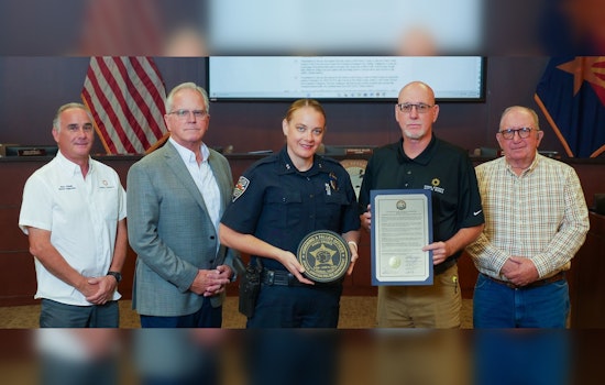 Pinal County Honors Fallen Apache Junction Officer Gabriel Facio with Proclamation