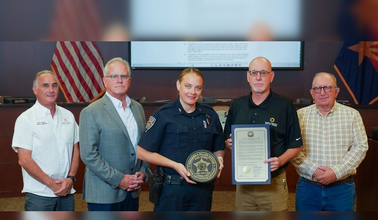 Pinal County Honors Fallen Apache Junction Officer Gabriel Facio with Proclamation