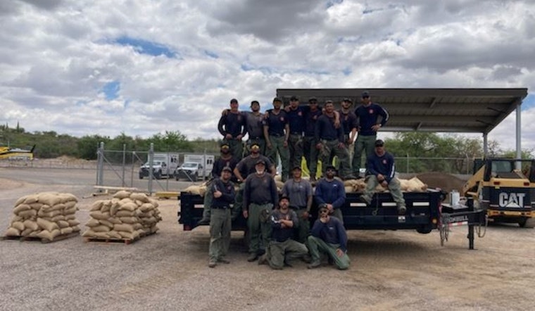 Pinal County Provides Waste Containers and Sandbags to Aid Cody Fire Recovery Efforts in Oracle Area