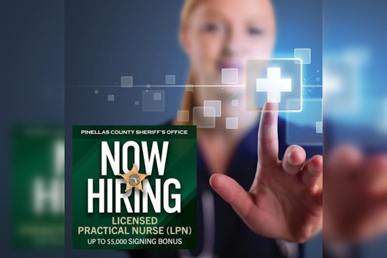 Pinellas County Sheriff's Office Launches Recruitment Drive with Bonuses for Night Shift LPNs