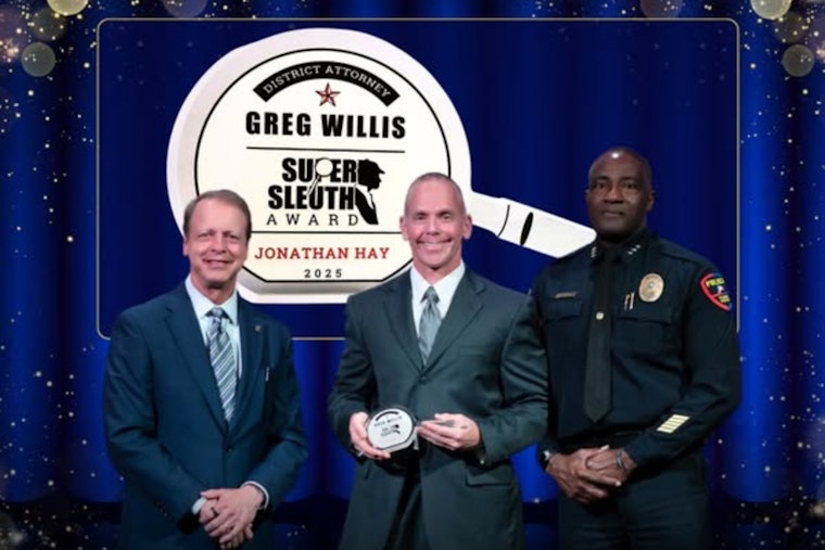 Plano Detective Honored with DA Greg Willis SuperSleuth Award for Dismantling Criminal Syndicate and Securing Justice