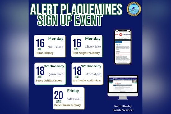 Plaquemines Parish Launches ALERT Registration Campaign Ahead of Storm Season