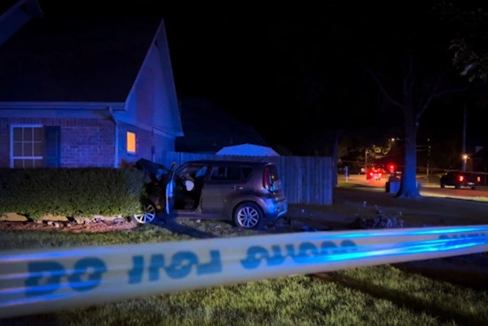 Post-Fireworks Fiasco: Suspected Car Thief Crashes into Arlington Home, Evades Capture