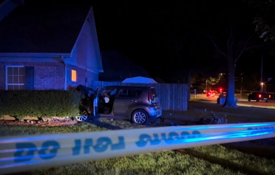 Post-Fireworks Fiasco: Suspected Car Thief Crashes into Arlington Home, Evades Capture