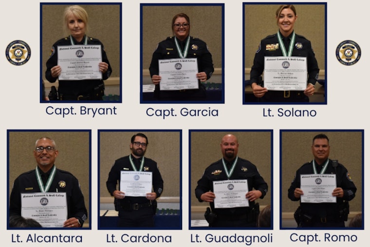 Pueblo County Sheriff's Deputies Graduate from Elite National Command & Staff College Program