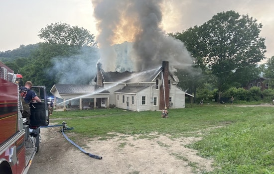 Putnam County Home Devastated by Blaze, No Injuries Reported as Firefighters Battle Fire on Buffalo Valley Road