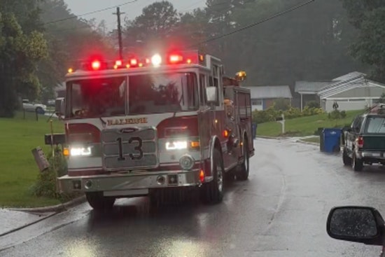 Raleigh Firefighters Exhibit Exemplary Response to Lightning Strike on Bunche Dr.
