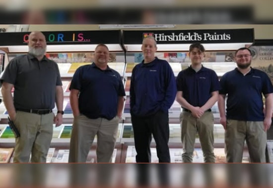 Ramsey's Hirshfield's Paint Store Highlighted by City for Colorful Selections and Expert Advice