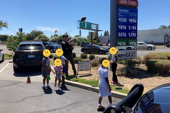 Rancho Cordova Officers Turn Traffic Stop of Stolen Vehicle into Positive Experience for Children