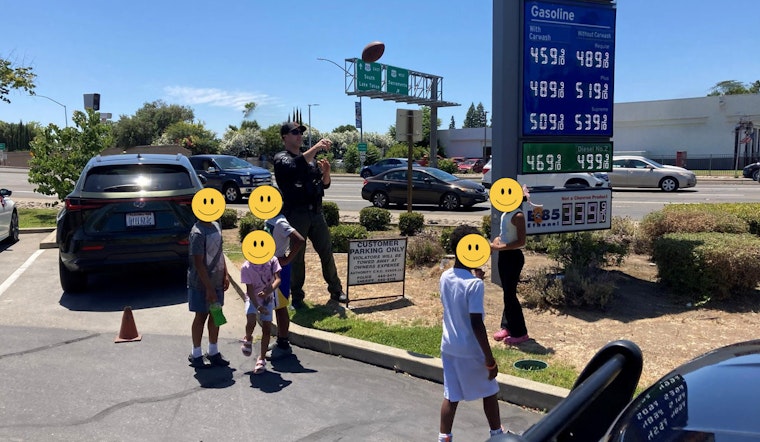 Rancho Cordova Officers Turn Traffic Stop of Stolen Vehicle into Positive Experience for Children