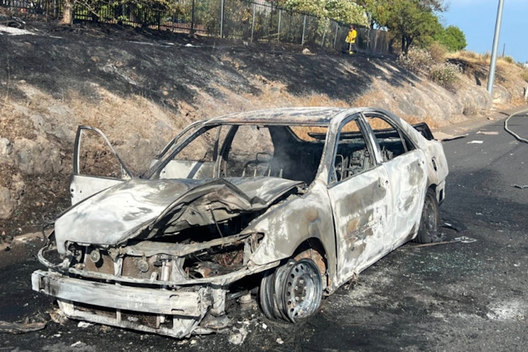 Rapid Response Averts Disaster, Roseville Firefighters Quell Highway 65 Vehicle Blaze