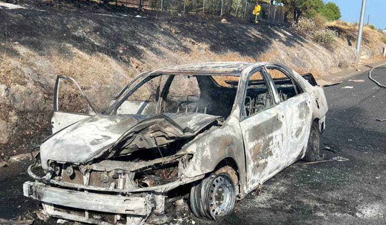 Rapid Response Averts Disaster, Roseville Firefighters Quell Highway 65 Vehicle Blaze
