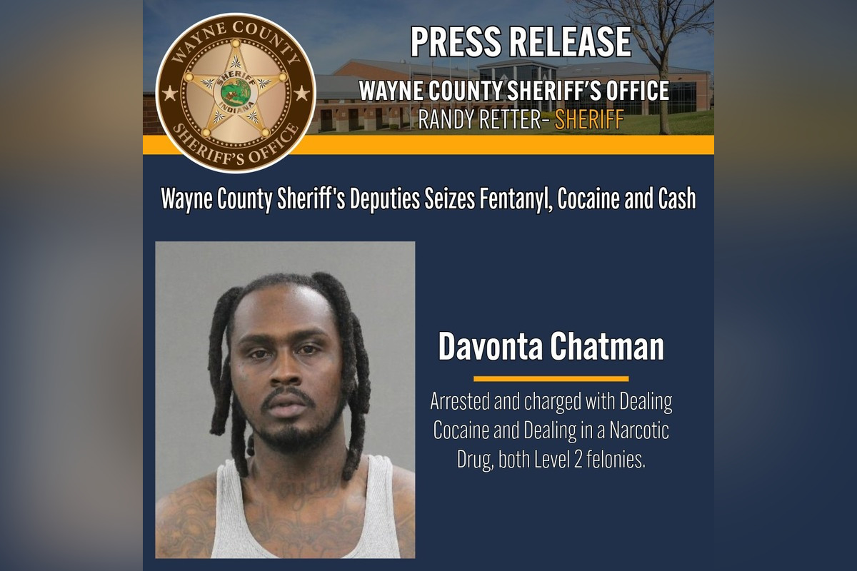 Repeat Offender Arrested in Richmond Drug Bust as Wayne County