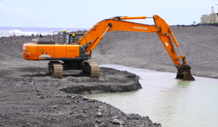 Revitalization in Progress Pohoiki Boat Ramp Dredging Could Finish Ahead of Schedule, Restoring Local Fishers' Access