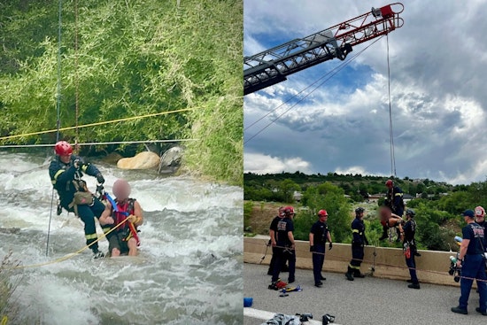 River Rescue in Big Cottonwood Canyon: Swift Currents Thwart Man's Chilled Dip as UFA Saves the Day