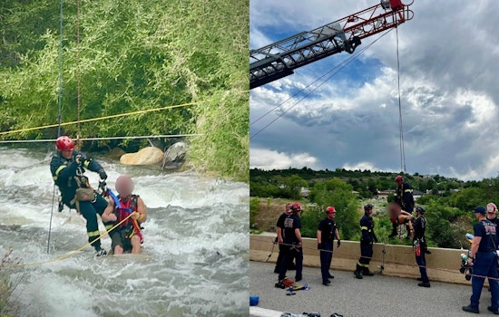River Rescue in Big Cottonwood Canyon: Swift Currents Thwart Man's Chilled Dip as UFA Saves the Day
