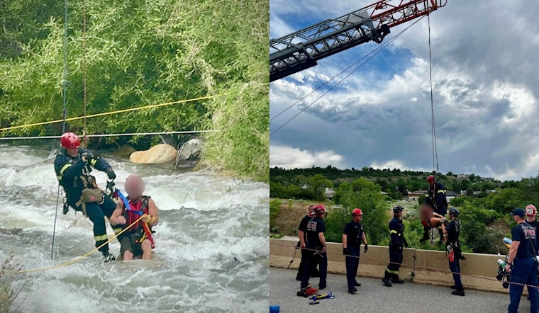 River Rescue in Big Cottonwood Canyon: Swift Currents Thwart Man's Chilled Dip as UFA Saves the Day