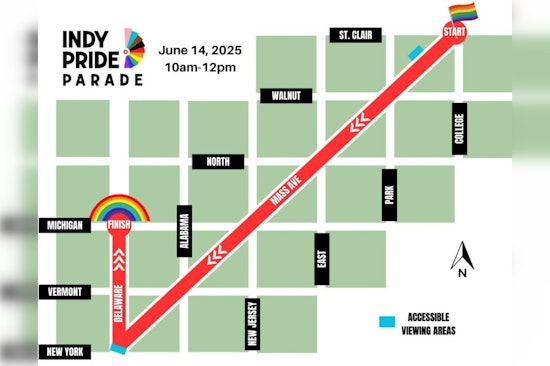 Road Closures Announced for Indy Pride Weekend in Downtown Indianapolis