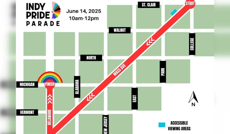 Road Closures Announced for Indy Pride Weekend in Downtown Indianapolis