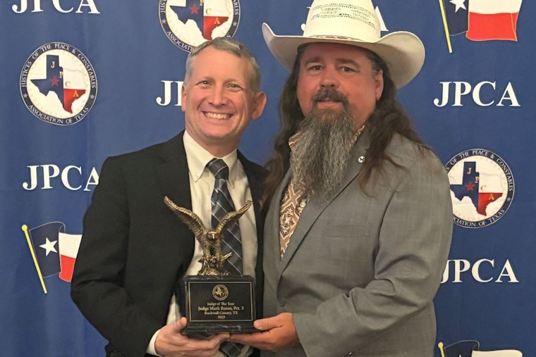 Rockwall County Chosen to Host 2027 JPCA Conference, Judge Mark Russo Named Judge of the Year