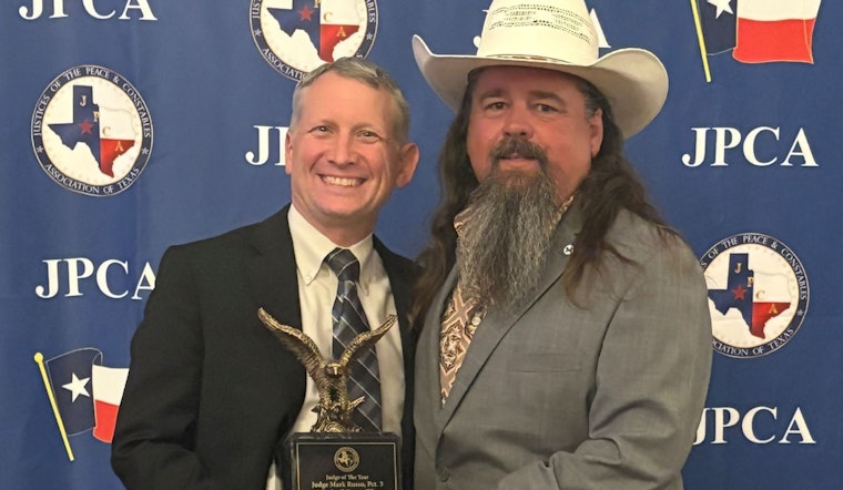 Rockwall County Chosen to Host 2027 JPCA Conference, Judge Mark Russo Named Judge of the Year