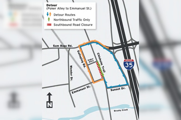 Round Rock Braces for Traffic Disruptions as Chisholm Trail South Construction Begins July 1