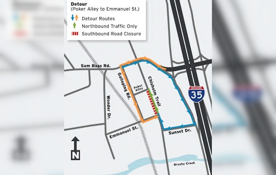 Round Rock Braces for Traffic Disruptions as Chisholm Trail South Construction Begins July 1