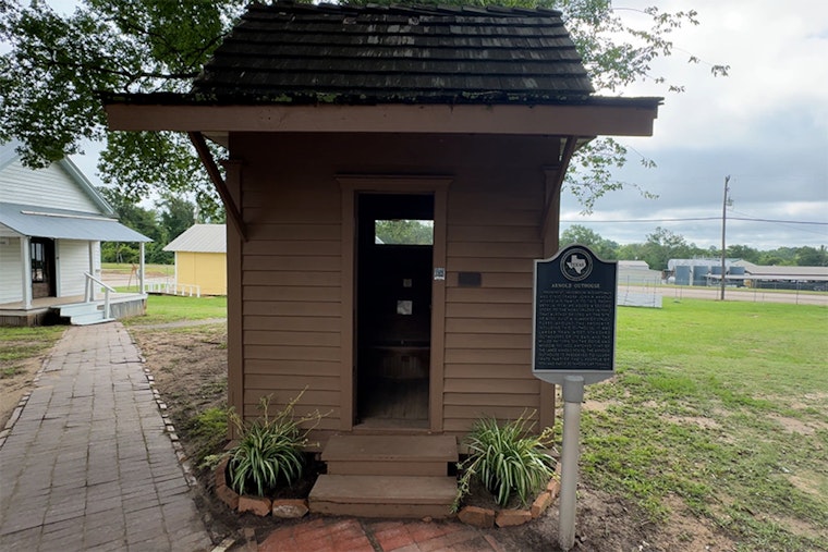 Rusk County, Texas Treasures the Past: Historic Arnold Outhouse Showcased at Depot Museum