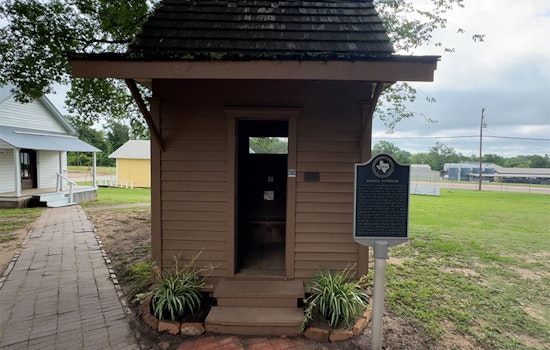 Rusk County, Texas Treasures the Past: Historic Arnold Outhouse Showcased at Depot Museum
