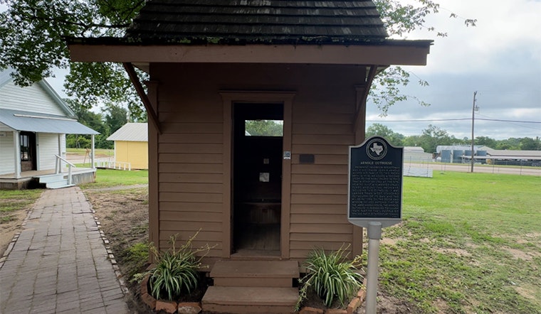 Rusk County, Texas Treasures the Past: Historic Arnold Outhouse Showcased at Depot Museum