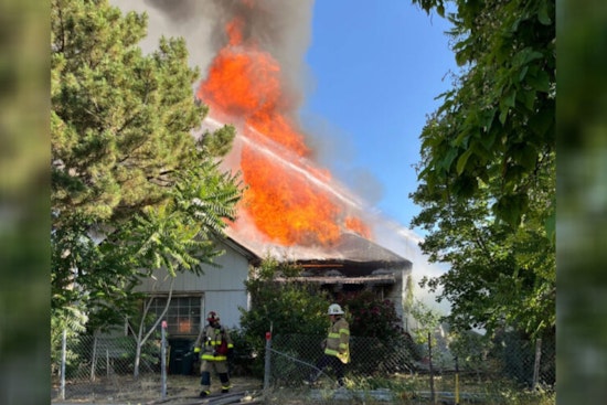 Salt Lake City Home Engulfed in Flames, Firefighters Prevent Spread to Nearby Structures