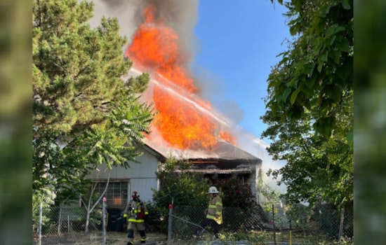 Salt Lake City Home Engulfed in Flames, Firefighters Prevent Spread to Nearby Structures