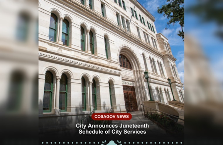 San Antonio Announces City Service Schedules for Juneteenth Holiday