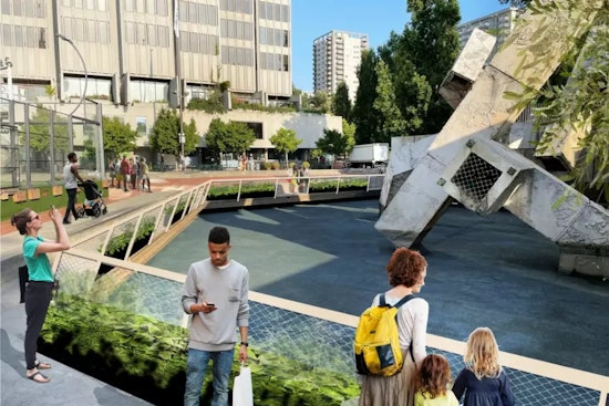 San Francisco's Iconic Vaillancourt Fountain Cordoned Off Amid Safety Concerns