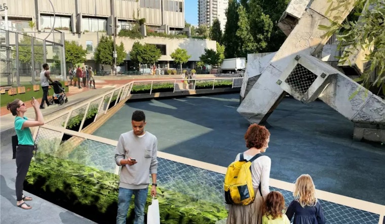 San Francisco's Iconic Vaillancourt Fountain Cordoned Off Amid Safety Concerns